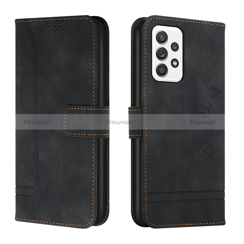 Leather Case Stands Flip Cover Holder H01X for Samsung Galaxy A33 5G