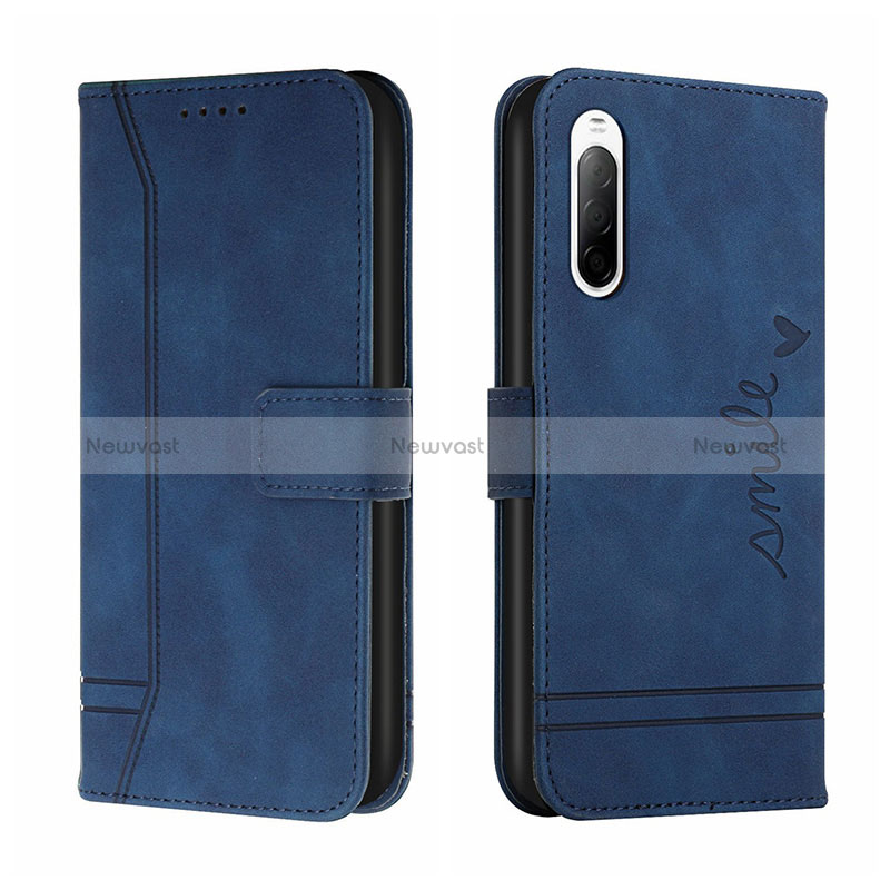 Leather Case Stands Flip Cover Holder H01X for Sony Xperia 10 III Lite