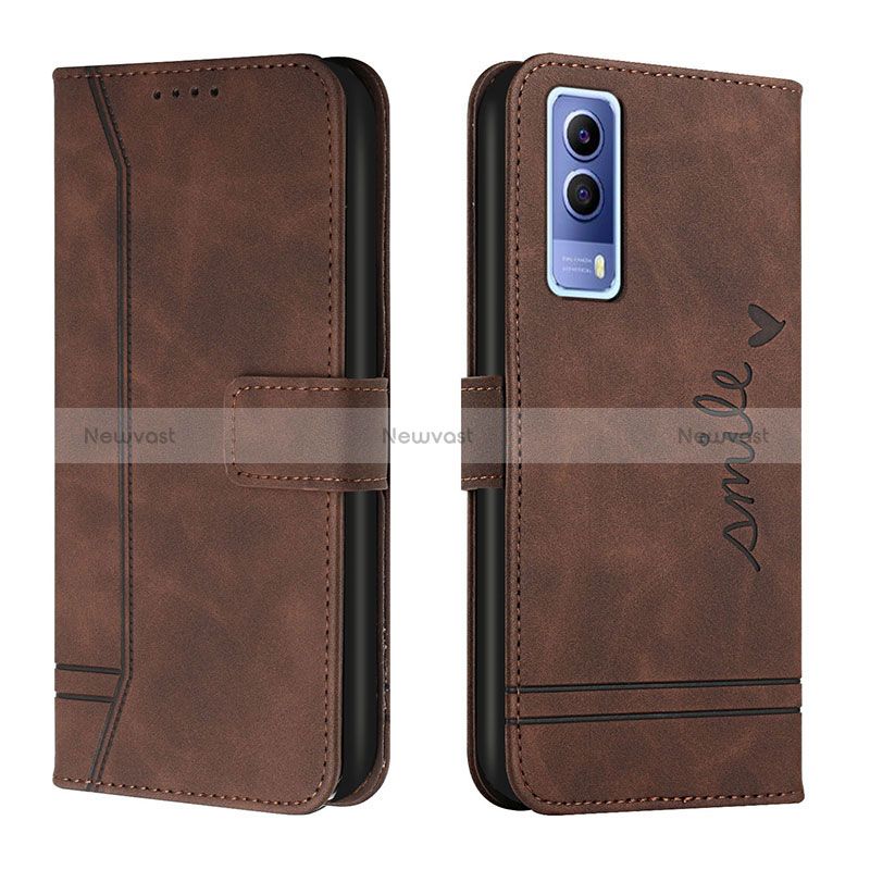 Leather Case Stands Flip Cover Holder H01X for Vivo iQOO U1