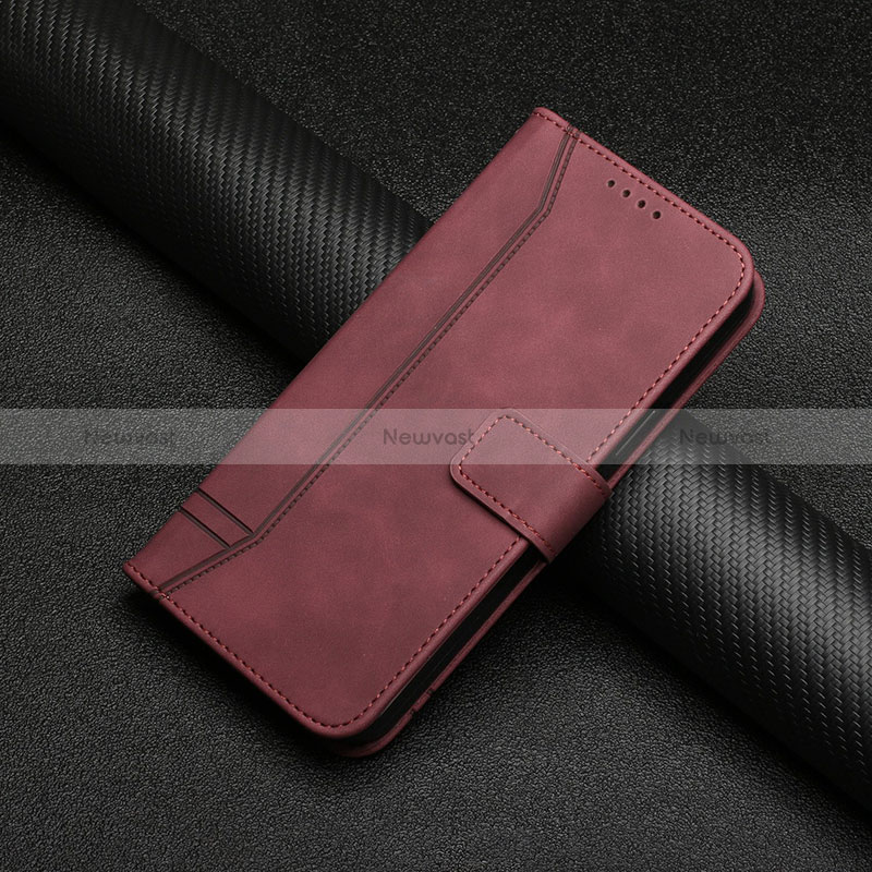 Leather Case Stands Flip Cover Holder H01X for Vivo Y12G