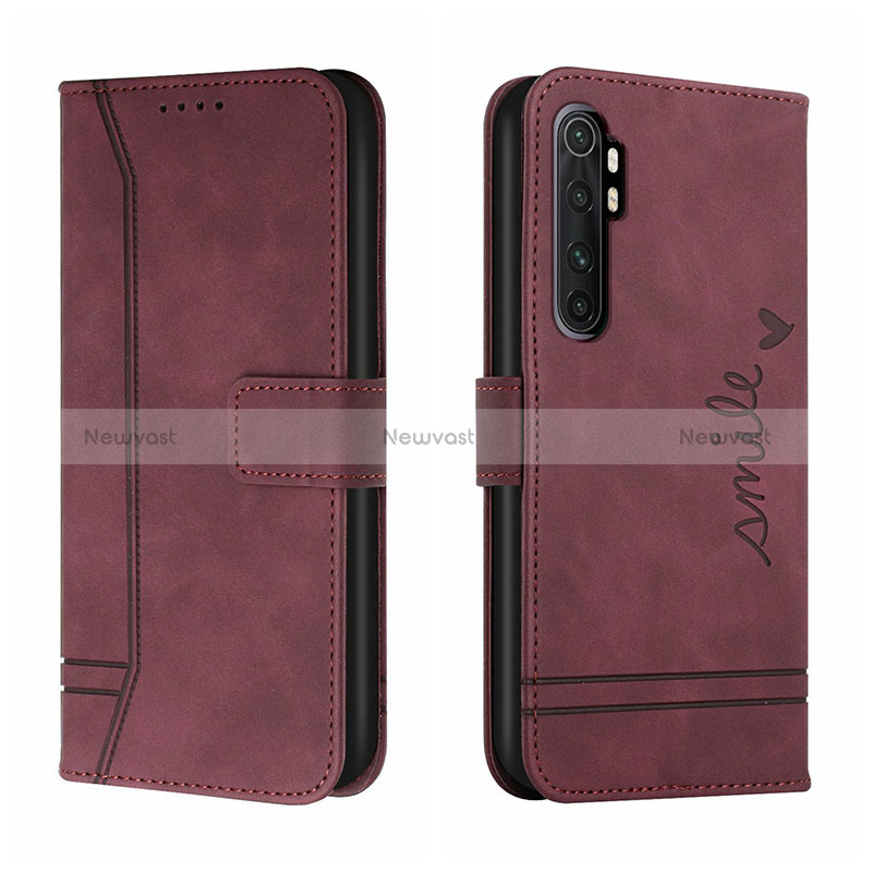 Leather Case Stands Flip Cover Holder H01X for Xiaomi Mi Note 10 Lite