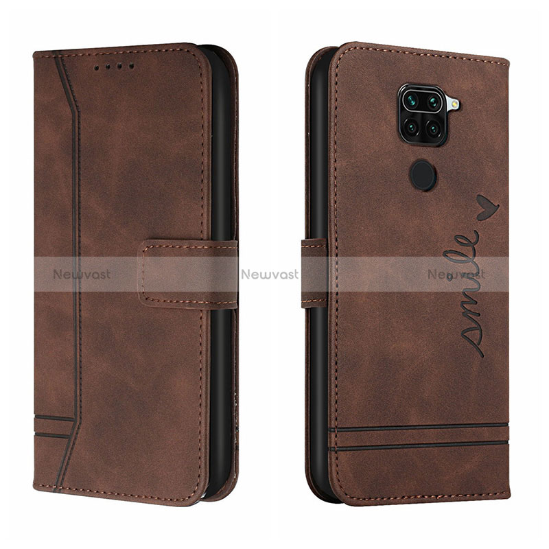 Leather Case Stands Flip Cover Holder H01X for Xiaomi Redmi 10X 4G