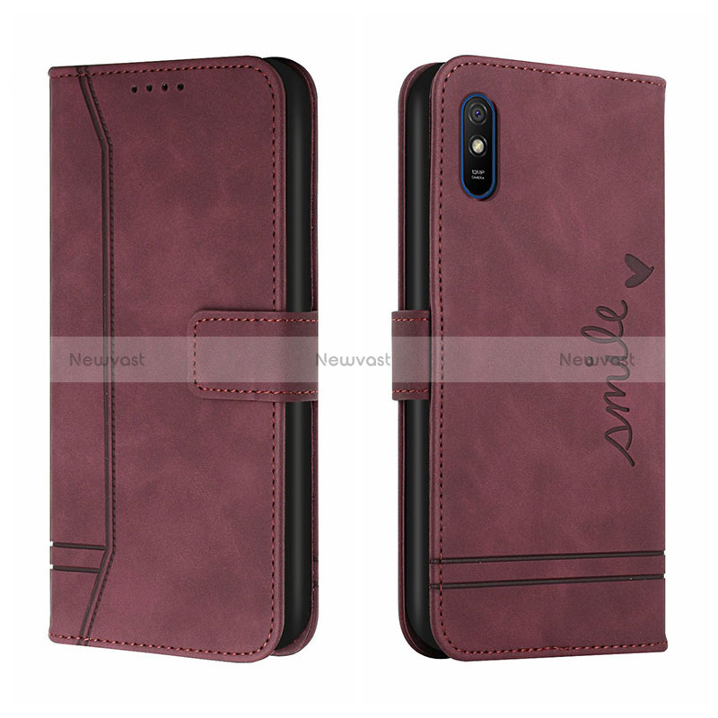 Leather Case Stands Flip Cover Holder H01X for Xiaomi Redmi 9A