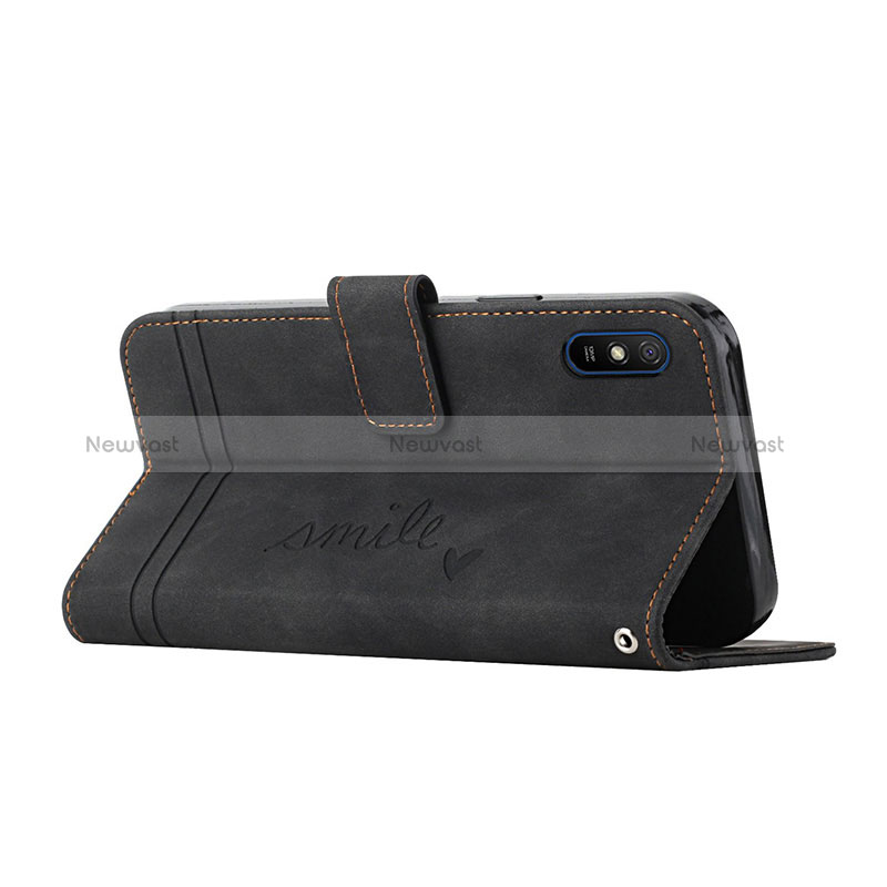 Leather Case Stands Flip Cover Holder H01X for Xiaomi Redmi 9A