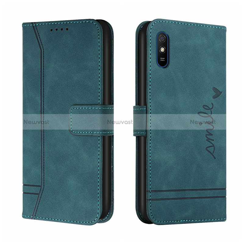 Leather Case Stands Flip Cover Holder H01X for Xiaomi Redmi 9AT