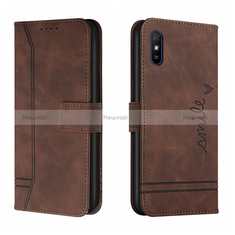 Leather Case Stands Flip Cover Holder H01X for Xiaomi Redmi 9i