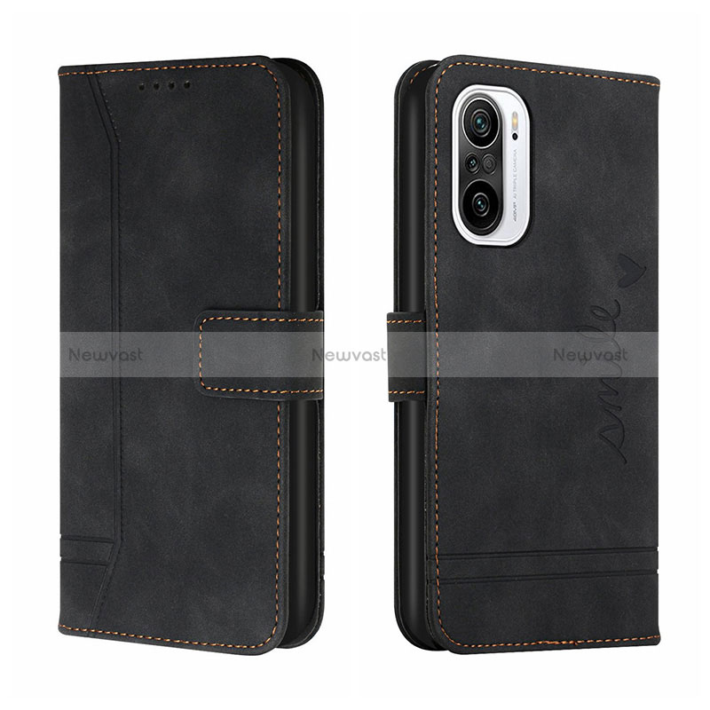 Leather Case Stands Flip Cover Holder H01X for Xiaomi Redmi K40 5G