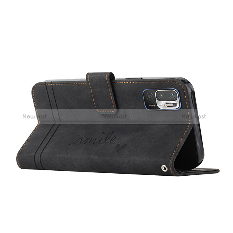 Leather Case Stands Flip Cover Holder H01X for Xiaomi Redmi Note 10T 5G