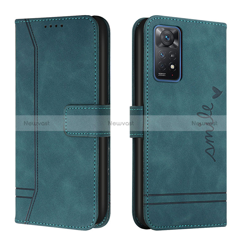 Leather Case Stands Flip Cover Holder H01X for Xiaomi Redmi Note 11 Pro 5G