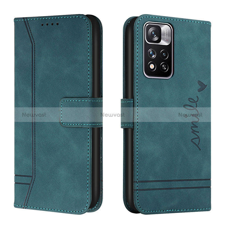 Leather Case Stands Flip Cover Holder H01X for Xiaomi Redmi Note 11 Pro+ Plus 5G