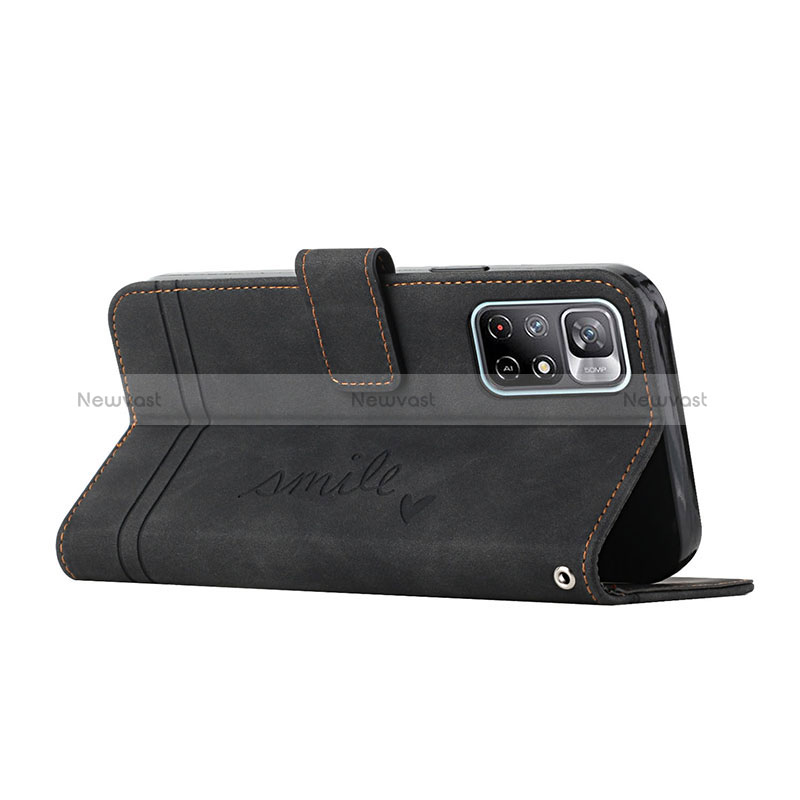 Leather Case Stands Flip Cover Holder H01X for Xiaomi Redmi Note 11T 5G