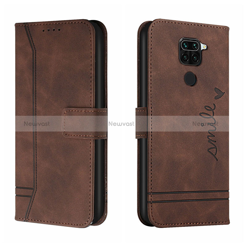 Leather Case Stands Flip Cover Holder H01X for Xiaomi Redmi Note 9