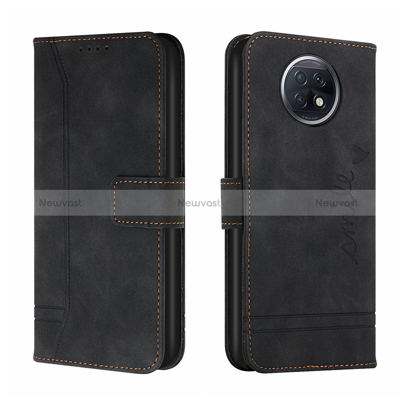 Leather Case Stands Flip Cover Holder H01X for Xiaomi Redmi Note 9T 5G