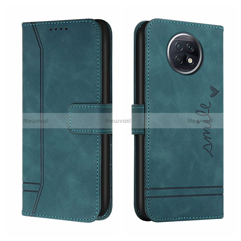 Leather Case Stands Flip Cover Holder H01X for Xiaomi Redmi Note 9T 5G