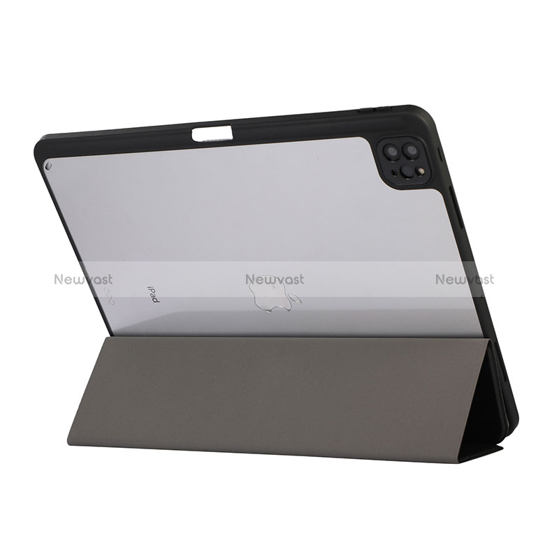 Leather Case Stands Flip Cover Holder H02 for Apple iPad Pro 12.9 (2021)