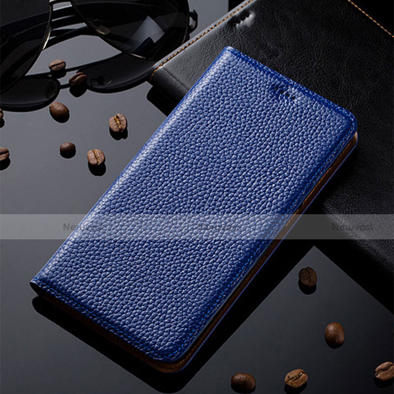 Leather Case Stands Flip Cover Holder H02P for Motorola Moto G30