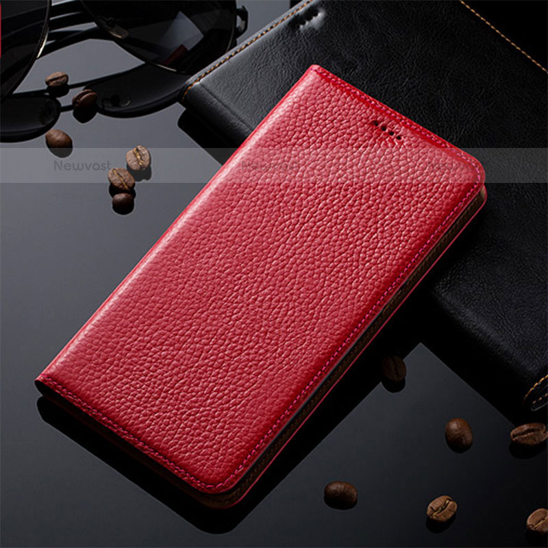 Leather Case Stands Flip Cover Holder H02P for Vivo iQOO 9 5G