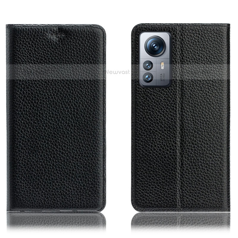 Leather Case Stands Flip Cover Holder H02P for Xiaomi Mi 12 Lite 5G