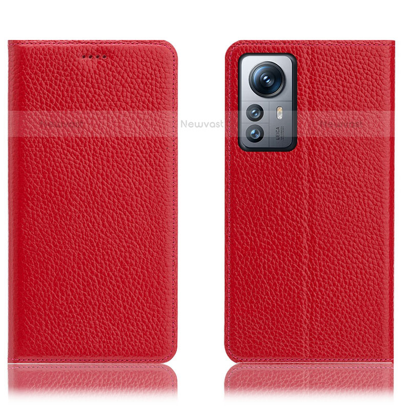 Leather Case Stands Flip Cover Holder H02P for Xiaomi Mi 12S 5G