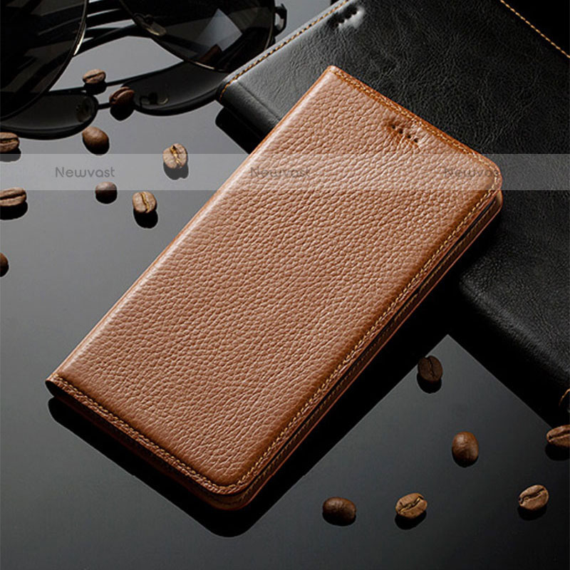 Leather Case Stands Flip Cover Holder H02P for Xiaomi Redmi K70E 5G