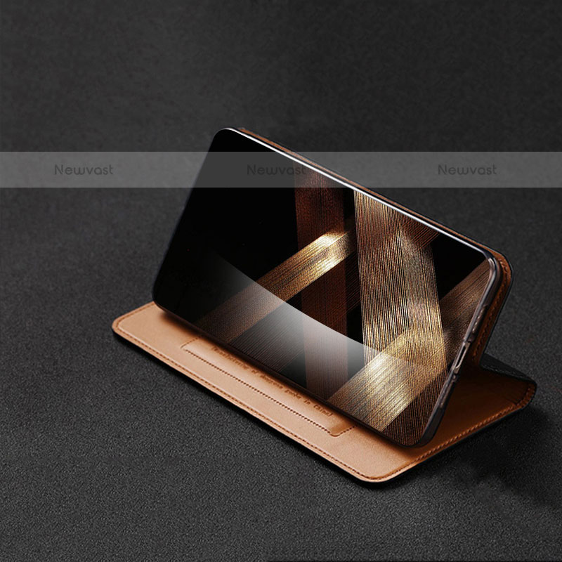 Leather Case Stands Flip Cover Holder H02P for Xiaomi Redmi K70E 5G