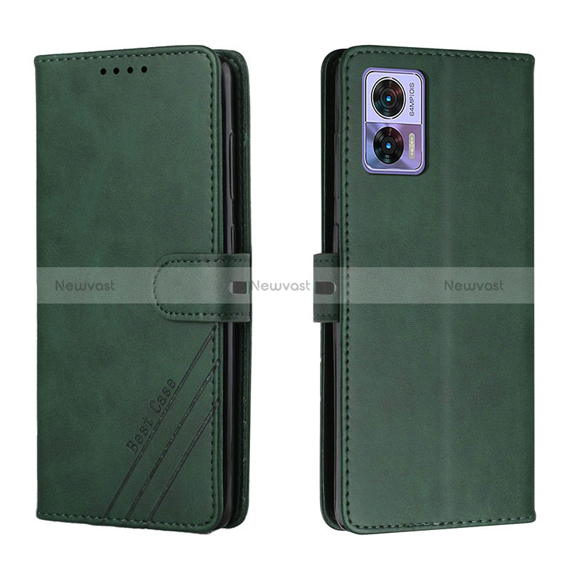 Leather Case Stands Flip Cover Holder H02X for Motorola Moto Edge 30 Lite 5G