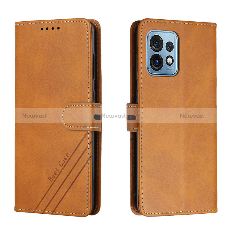 Leather Case Stands Flip Cover Holder H02X for Motorola Moto Edge 40 Pro 5G