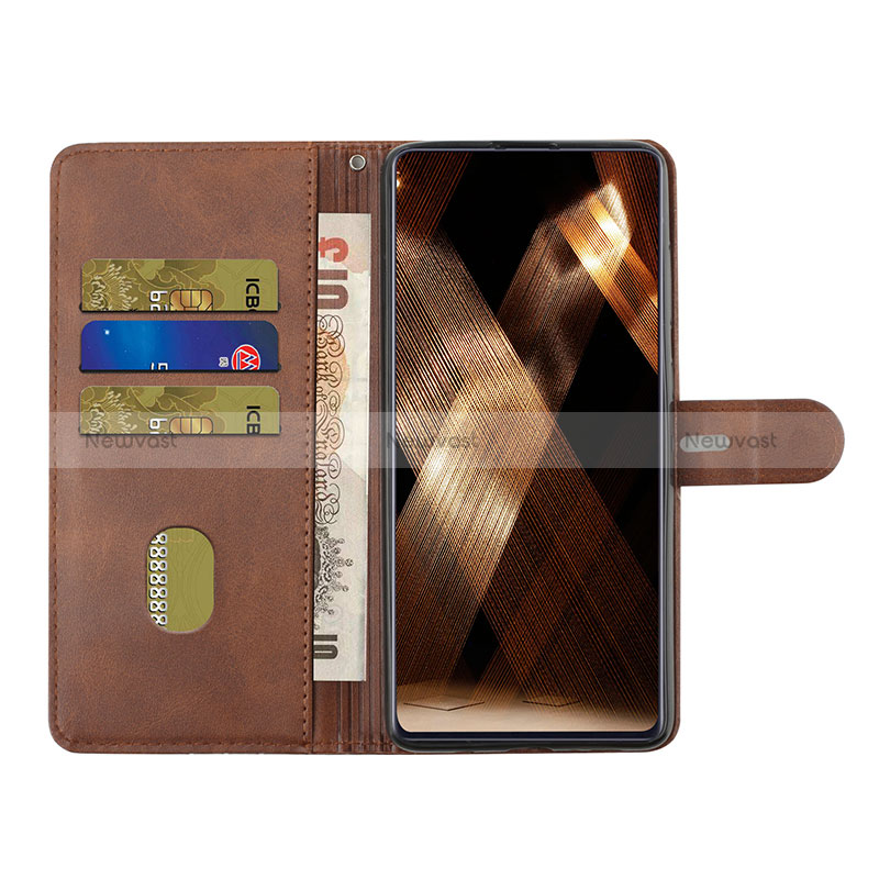 Leather Case Stands Flip Cover Holder H02X for Motorola Moto G72