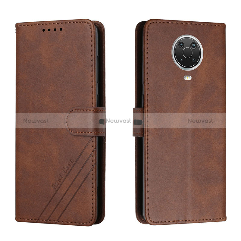 Leather Case Stands Flip Cover Holder H02X for Nokia G10