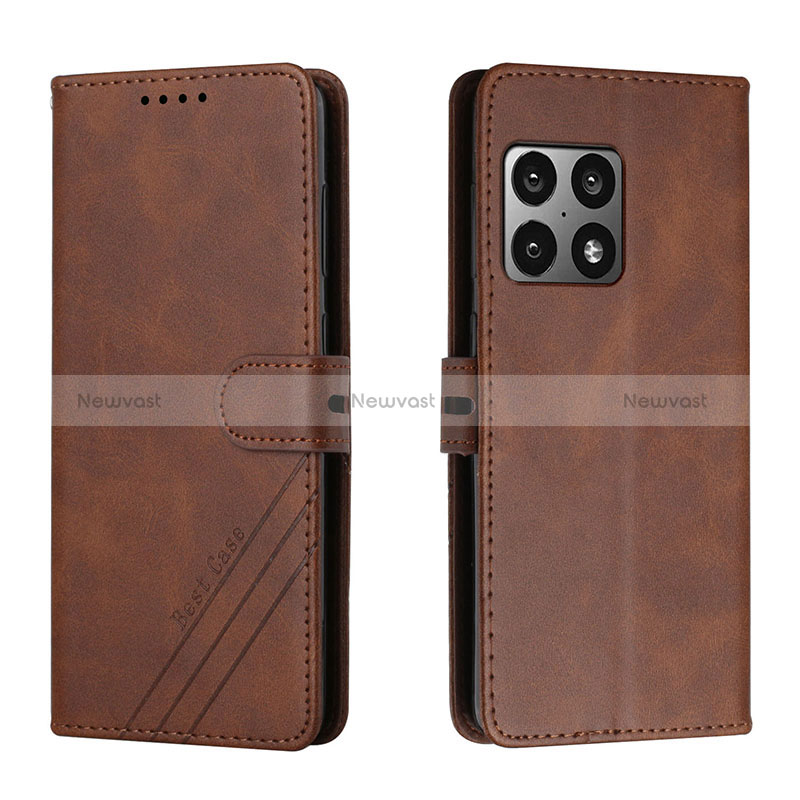 Leather Case Stands Flip Cover Holder H02X for OnePlus 10 Pro 5G