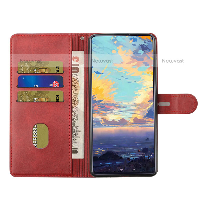 Leather Case Stands Flip Cover Holder H02X for Oppo A93 5G