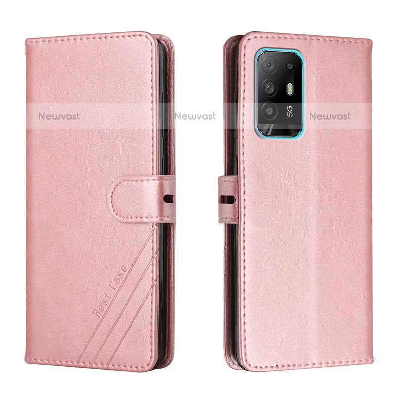 Leather Case Stands Flip Cover Holder H02X for Oppo A94 5G