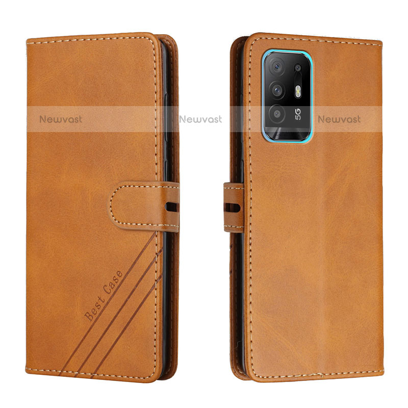 Leather Case Stands Flip Cover Holder H02X for Oppo A94 5G