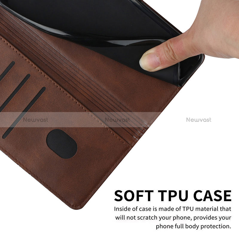 Leather Case Stands Flip Cover Holder H02X for Realme 10 Pro 5G