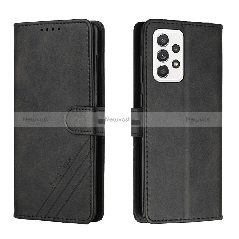 Leather Case Stands Flip Cover Holder H02X for Samsung Galaxy A33 5G