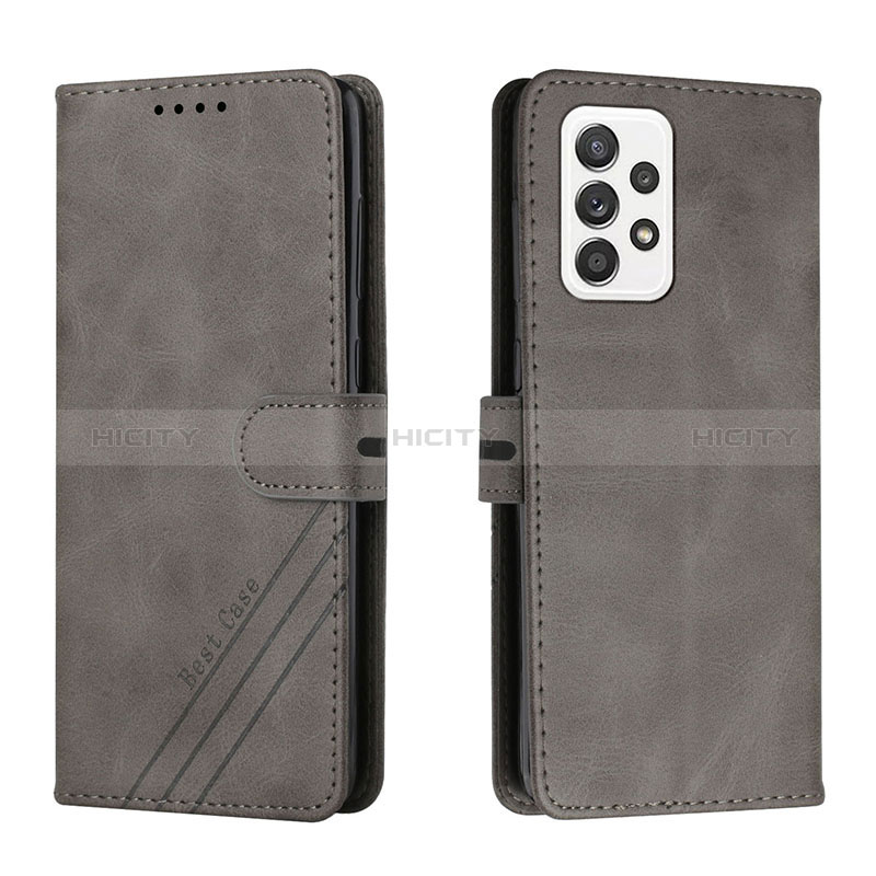 Leather Case Stands Flip Cover Holder H02X for Samsung Galaxy A53 5G