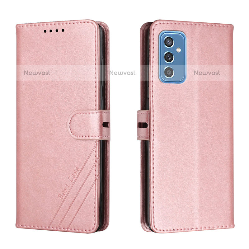 Leather Case Stands Flip Cover Holder H02X for Samsung Galaxy M52 5G