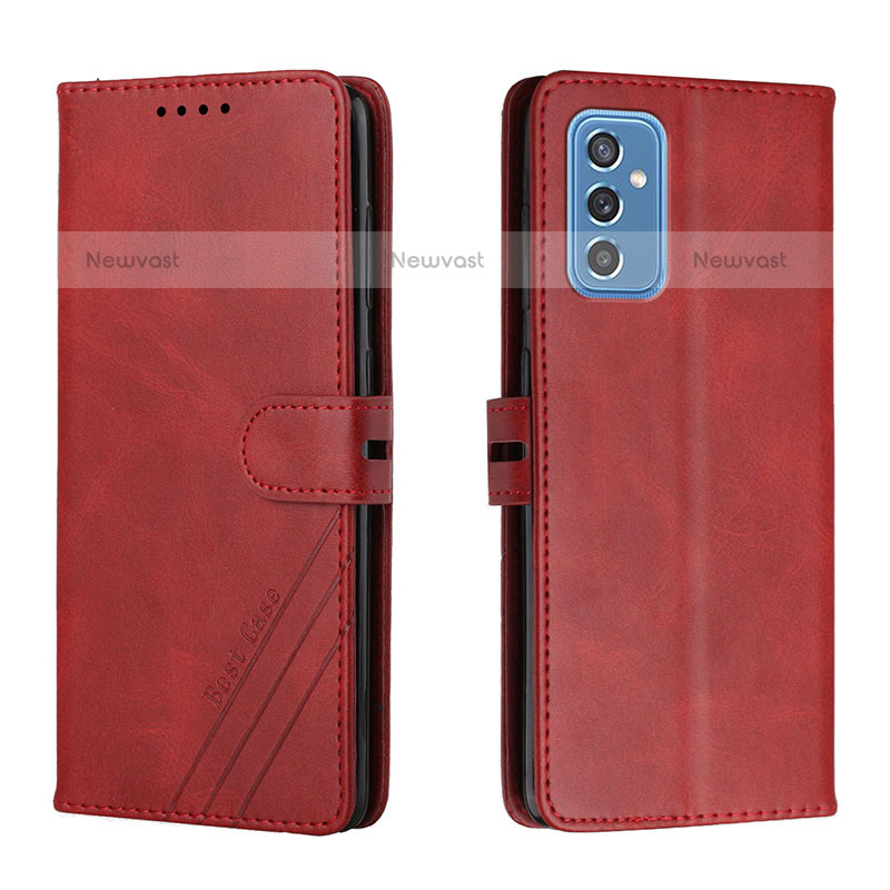 Leather Case Stands Flip Cover Holder H02X for Samsung Galaxy M52 5G