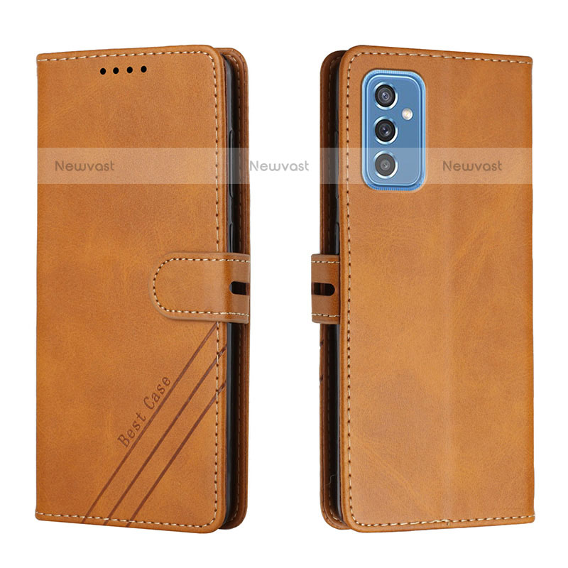 Leather Case Stands Flip Cover Holder H02X for Samsung Galaxy M52 5G