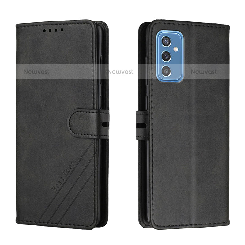 Leather Case Stands Flip Cover Holder H02X for Samsung Galaxy M52 5G