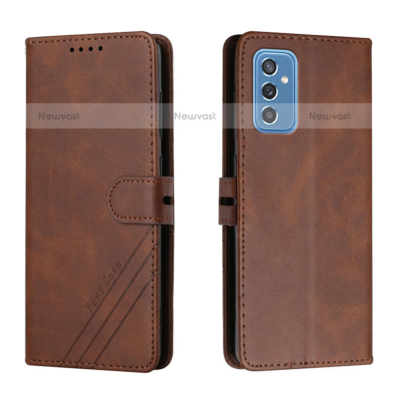 Leather Case Stands Flip Cover Holder H02X for Samsung Galaxy M52 5G