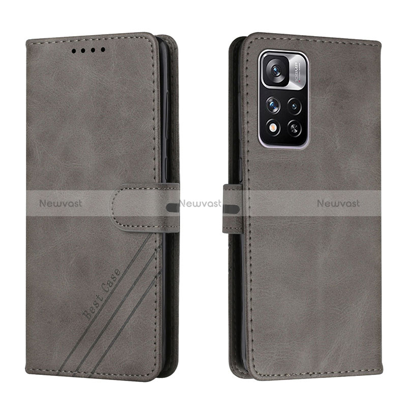 Leather Case Stands Flip Cover Holder H02X for Xiaomi Mi 11i 5G (2022)