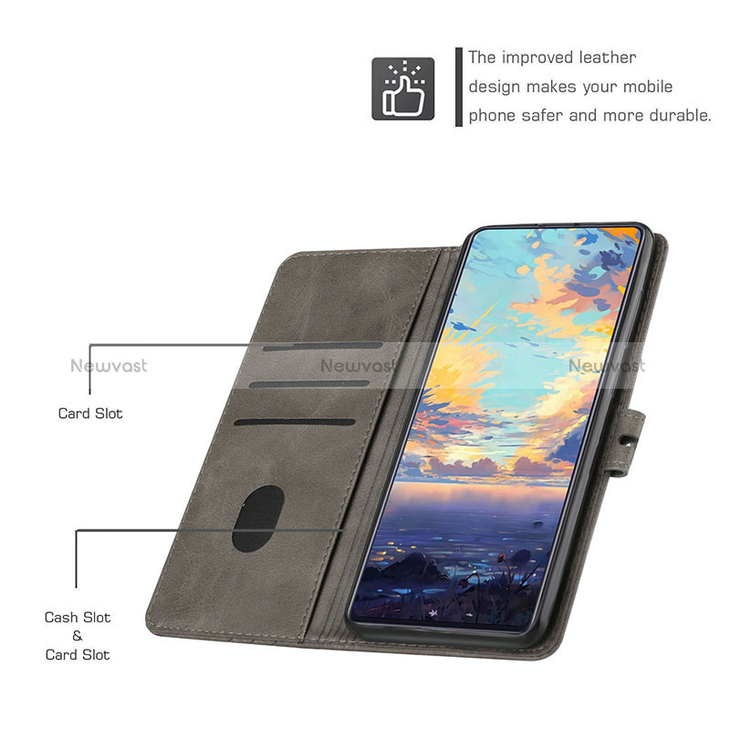 Leather Case Stands Flip Cover Holder H02X for Xiaomi Poco C50