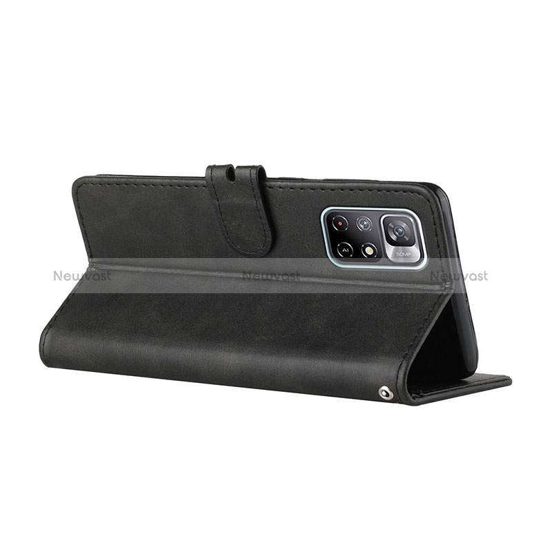 Leather Case Stands Flip Cover Holder H02X for Xiaomi Poco M4 Pro 5G