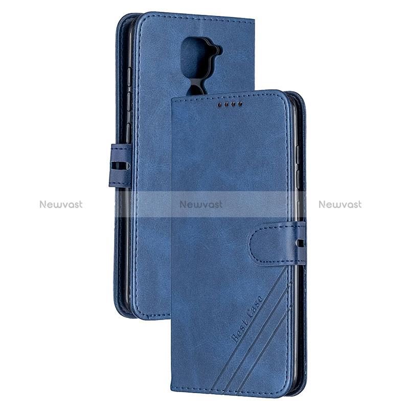 Leather Case Stands Flip Cover Holder H02X for Xiaomi Redmi 10X 4G