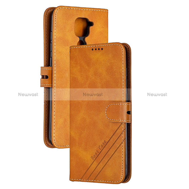 Leather Case Stands Flip Cover Holder H02X for Xiaomi Redmi 10X 4G