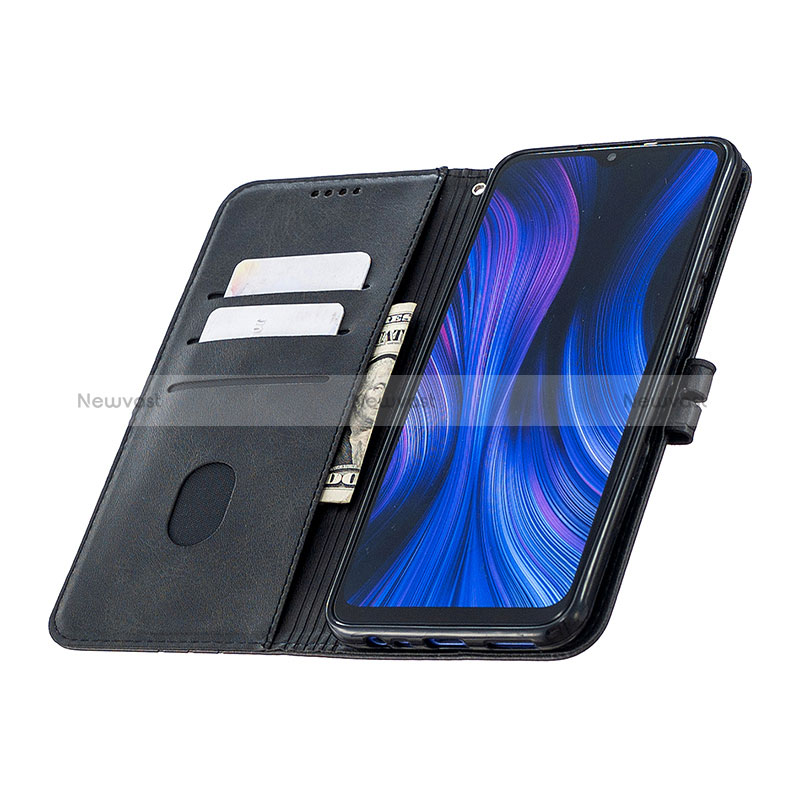 Leather Case Stands Flip Cover Holder H02X for Xiaomi Redmi 9