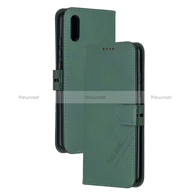 Leather Case Stands Flip Cover Holder H02X for Xiaomi Redmi 9A