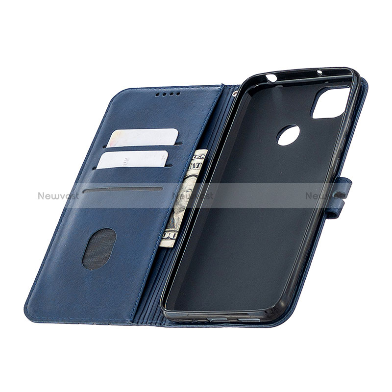 Leather Case Stands Flip Cover Holder H02X for Xiaomi Redmi 9C