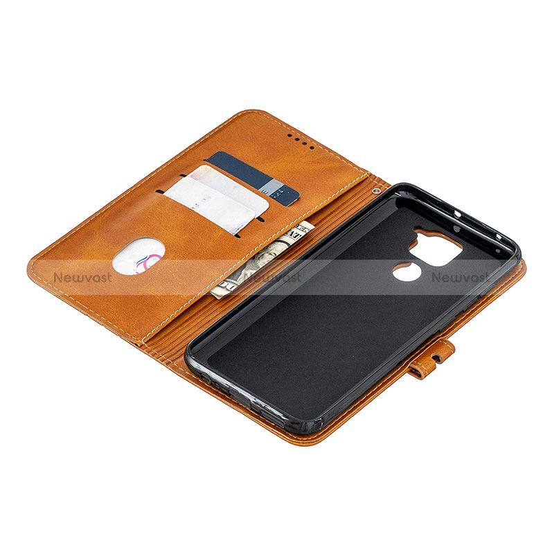 Leather Case Stands Flip Cover Holder H02X for Xiaomi Redmi Note 9